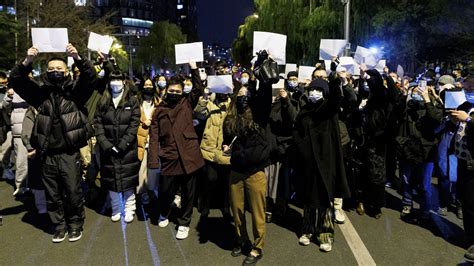 where are they protesting in china